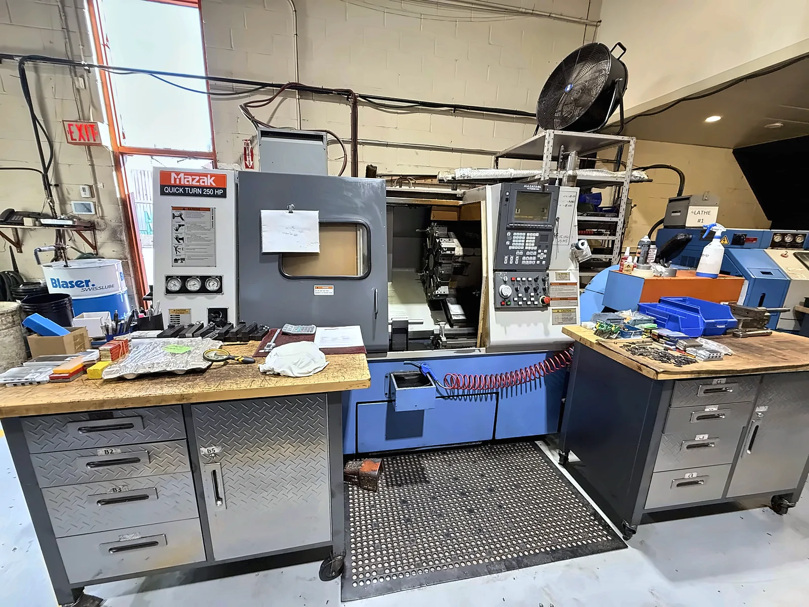 Mazak CNC turning centre and workstation