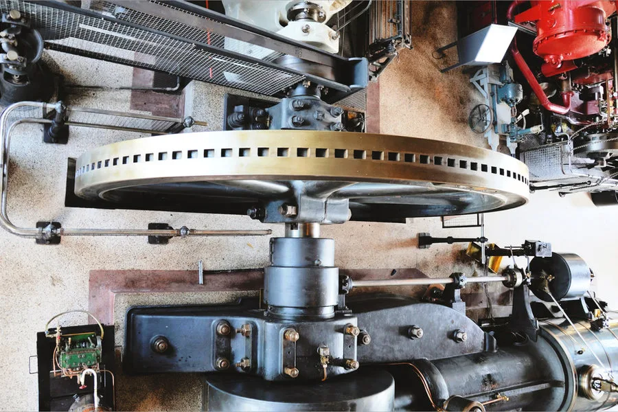 CNC lathe in operation